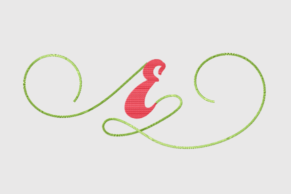 A Designer's Review: E Font Monogram Winter for Boutique Sweatshirts