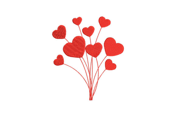 A Designer's Review: Red Balloon Hearts Embroidery