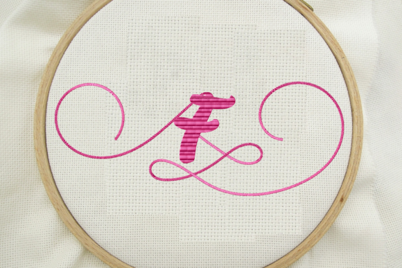 A Magical Winter Monogram for Your Seasonal Creations