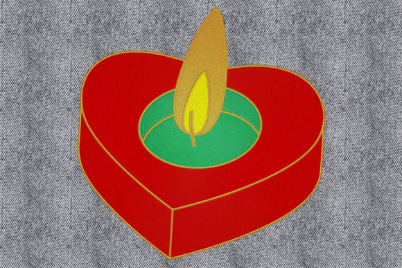 A Professional Review of the Valentine Candle Embroidery Design
