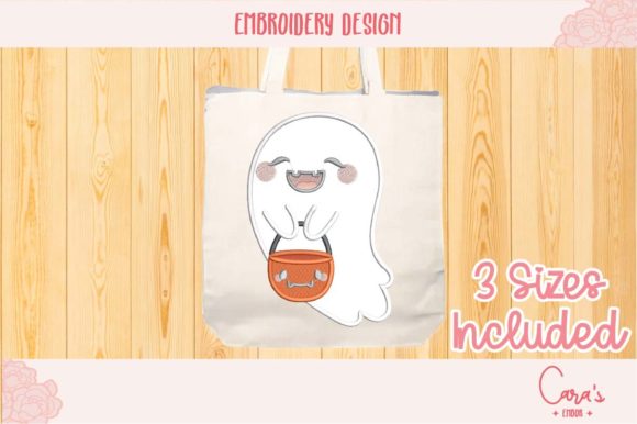 Candy Ghost Applique Review for Boutique Sweatshirts