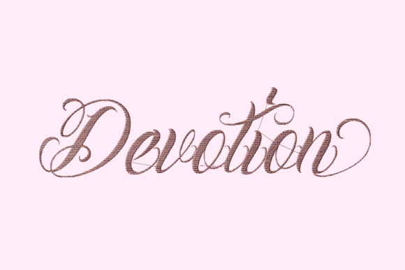 Devotion Lettering: A Designer's Take for Boutique Sweatshirts