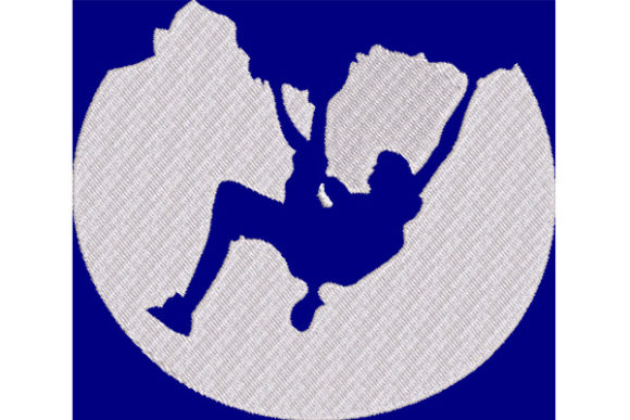 Embroidery Design Review: Climber in the Moonlight