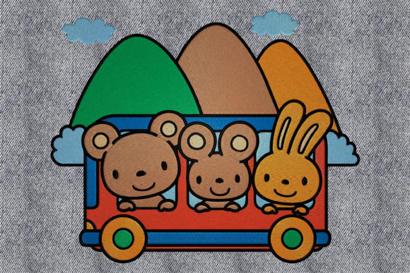 Embroidery Designer's Seasonal Review: Happy Animals Wagon