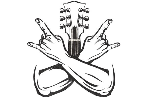 Guitar Thumbs Up Embroidery: A Designer’s Review for Personalized Gifts