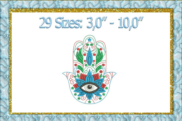 Hamsa Hand of Fatima Diwali Embroidery Review