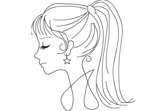 Outlined Portrait of a Lady: A Seasonal Embroidery Review