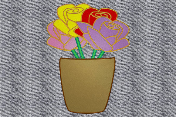 Pot with Flowers: A Designer's Review for Gift Projects