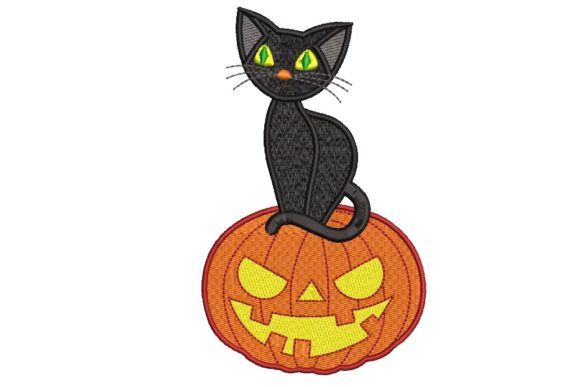 Pumpkin & Cat: A Halloween Embroidery Design Review