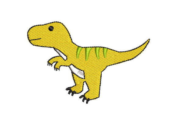 Real-World Review of Animated Dinosaur Embroidery Design