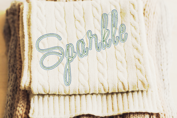 Sparkle Lettering: A Delicate Embellishment for Boutique Apparel