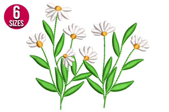 White Flowers: A Strategic Pick for Your Embroidery Shop